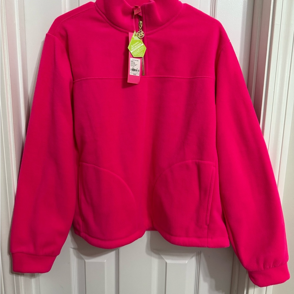 Lilly Pulitzer Pink Fleece Jacket
